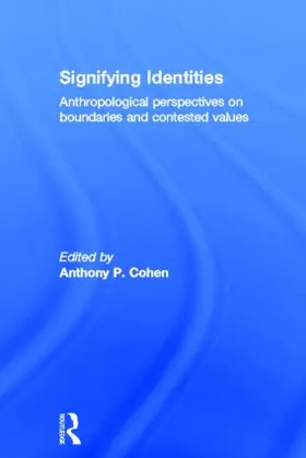 Cohen | Signifying Identities | Buch | 978-0-415-19237-8 | sack.de