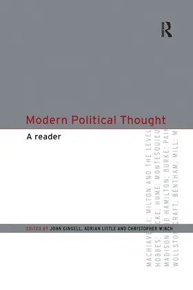 Gingell / Little / Winch |  Modern Political Thought | Buch |  Sack Fachmedien