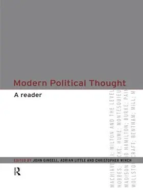 Gingell / Little / Winch |  Modern Political Thought | Buch |  Sack Fachmedien