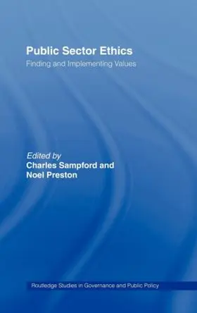 Preston / Sampford |  Public Sector Ethics | Buch |  Sack Fachmedien