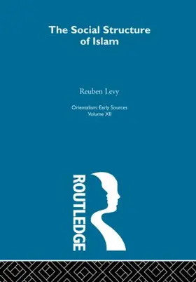 Levy |  Soc Struct Islam:Oriental  V12 | Buch |  Sack Fachmedien