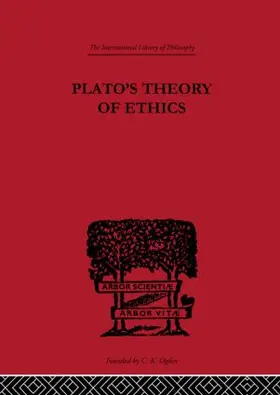 Lodge |  Plato's Theory of Ethics | Buch |  Sack Fachmedien