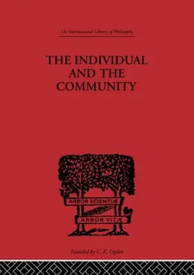 Kwei Liao |  The Individual and the Community | Buch |  Sack Fachmedien