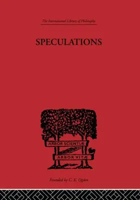 Read |  Speculations | Buch |  Sack Fachmedien