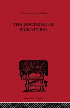 Buchanan |  The Doctrine of Signatures | Buch |  Sack Fachmedien