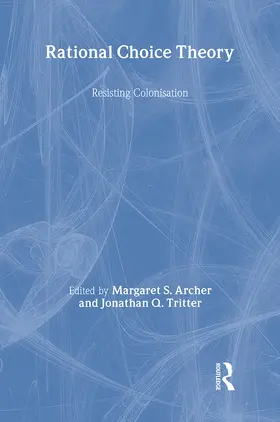 Archer / Tritter |  Rational Choice Theory | Buch |  Sack Fachmedien