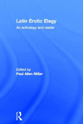 Miller |  Latin Erotic Elegy | Buch |  Sack Fachmedien