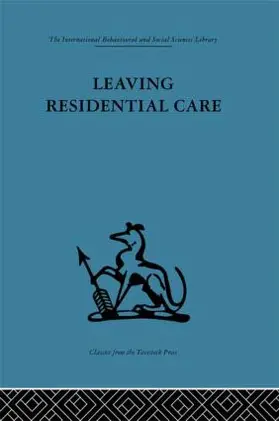 Black / Brearley / Gutridge |  Leaving Residential Care | Buch |  Sack Fachmedien