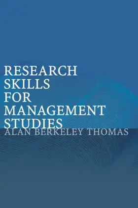 Thomas |  Research Skills for Management Studies | Buch |  Sack Fachmedien