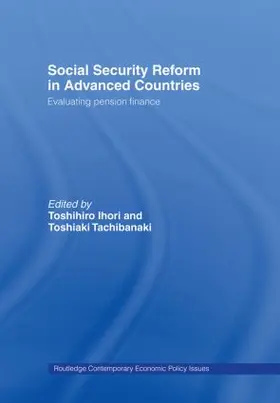 Ihori / Tachibanaki |  Social Security Reform in Advanced Countries | Buch |  Sack Fachmedien