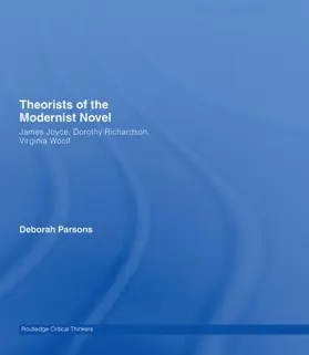 Parsons |  Theorists of the Modernist Novel | Buch |  Sack Fachmedien