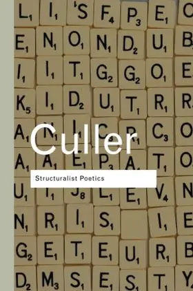Culler |  Structuralist Poetics | Buch |  Sack Fachmedien
