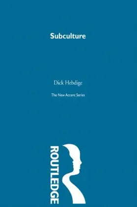 Hebdige |  Subculture | Buch |  Sack Fachmedien