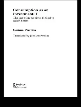 Perrotta |  Consumption as an Investment | Buch |  Sack Fachmedien