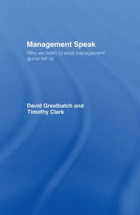 Greatbatch / Clark |  Management Speak | Buch |  Sack Fachmedien