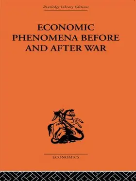 Šecerov |  Economic Phenomena Before and After War | Buch |  Sack Fachmedien