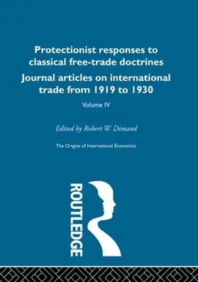 Dimand |  Origins Intl Economics Vol 4 | Buch |  Sack Fachmedien