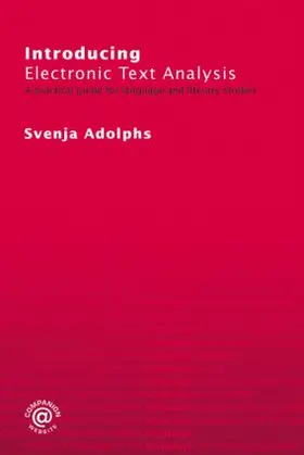 Adolphs |  Introducing Electronic Text Analysis | Buch |  Sack Fachmedien
