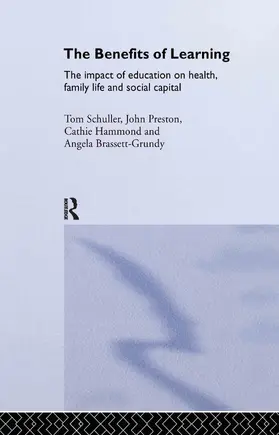 Schuller / Preston / Hammond |  The Benefits of Learning | Buch |  Sack Fachmedien