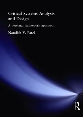 Patel |  Critical Systems Analysis and Design | Buch |  Sack Fachmedien