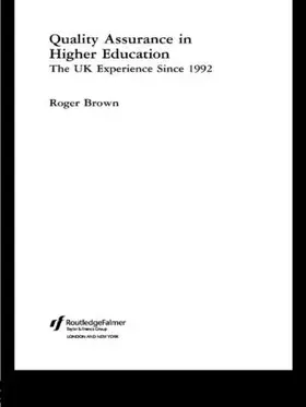 Brown |  Quality Assurance in Higher Education | Buch |  Sack Fachmedien