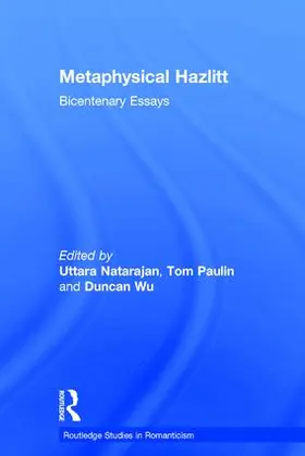 Natarajan / Paulin / Wu |  Metaphysical Hazlitt | Buch |  Sack Fachmedien