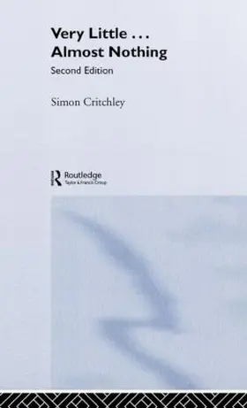 Critchley |  Very Little ... Almost Nothing | Buch |  Sack Fachmedien