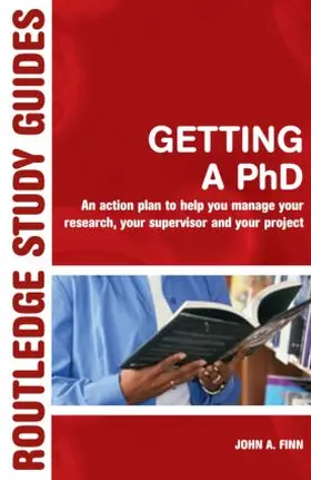 Finn | Getting a PhD | Buch | 978-0-415-34497-5 | www2.sack.de