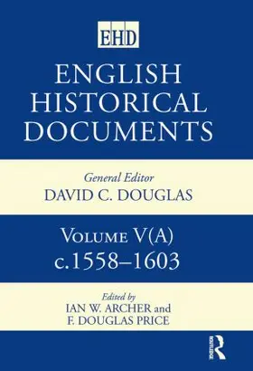 Archer / Price |  English Historical Documents | Buch |  Sack Fachmedien