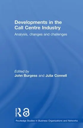 Connell / Burgess |  Developments in the Call Centre Industry | Buch |  Sack Fachmedien