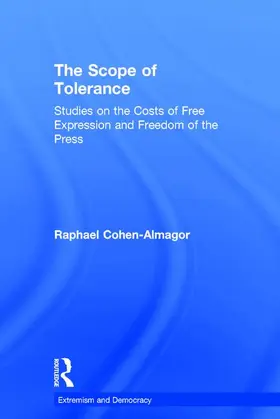 Cohen-Almagor |  The Scope of Tolerance | Buch |  Sack Fachmedien