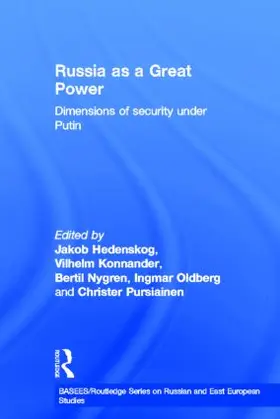 Hedenskog / Konnander / Nygren |  Russia as a Great Power | Buch |  Sack Fachmedien