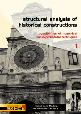 Modena / Lourenço / Roca |  Structural Analysis of Historical Constructions - 2 Volume Set | Buch |  Sack Fachmedien