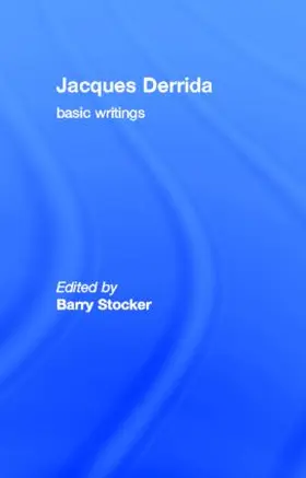 Stocker |  Jacques Derrida | Buch |  Sack Fachmedien