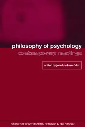 Bermudez |  Philosophy of Psychology | Buch |  Sack Fachmedien