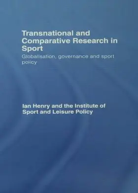 Henry |  Transnational and Comparative Research in Sport | Buch |  Sack Fachmedien