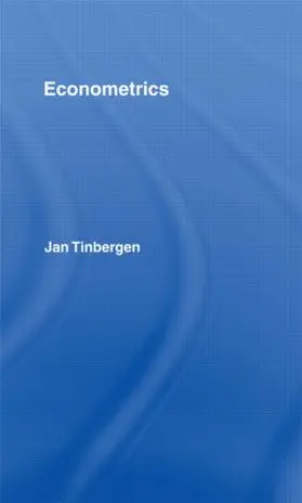 Tinbergen |  Econometrics | Buch |  Sack Fachmedien