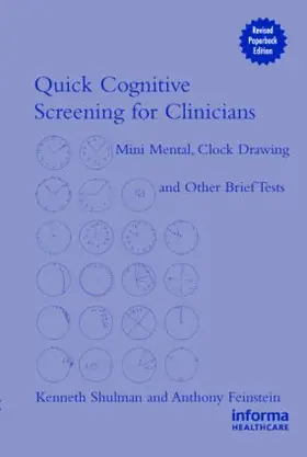 Shulman / Feinstein |  Quick Cognitive Screening for Clinicians | Buch |  Sack Fachmedien