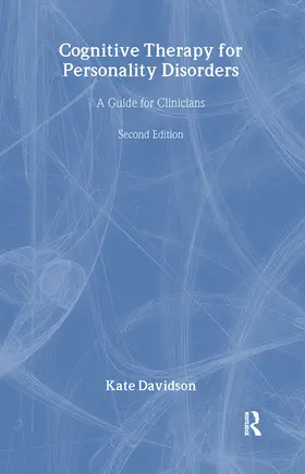 Davidson |  Cognitive Therapy for Personality Disorders | Buch |  Sack Fachmedien