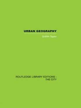 Taylor |  Urban Geography | Buch |  Sack Fachmedien
