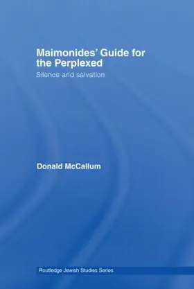 McCallum |  Maimonides' Guide for the Perplexed | Buch |  Sack Fachmedien