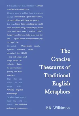 Wilkinson | Concise Thesaurus of Traditional English Metaphors | Buch | 978-0-415-43084-5 | sack.de