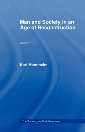 Mannheim |  Man & Soc Age Reconstructn V 2 | Buch |  Sack Fachmedien