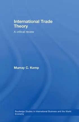 Kemp |  International Trade Theory | Buch |  Sack Fachmedien