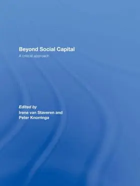 van Staveren / Knorringa |  Beyond Social Capital | Buch |  Sack Fachmedien