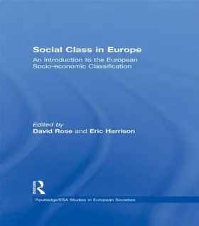 Rose / Harrison |  Social Class in Europe | Buch |  Sack Fachmedien