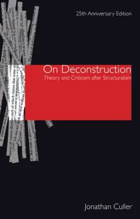 Culler |  On Deconstruction | Buch |  Sack Fachmedien