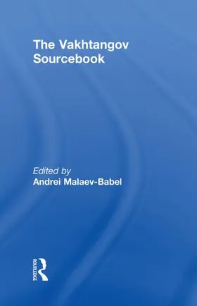 Malaev-Babel |  The Vakhtangov Sourcebook | Buch |  Sack Fachmedien