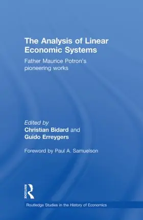 Bidard / Erreygers |  The Analysis of Linear Economic Systems | Buch |  Sack Fachmedien