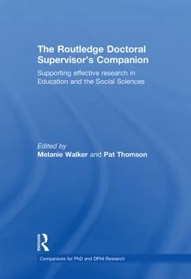 Walker / Thomson |  The Routledge Doctoral Supervisor's Companion | Buch |  Sack Fachmedien